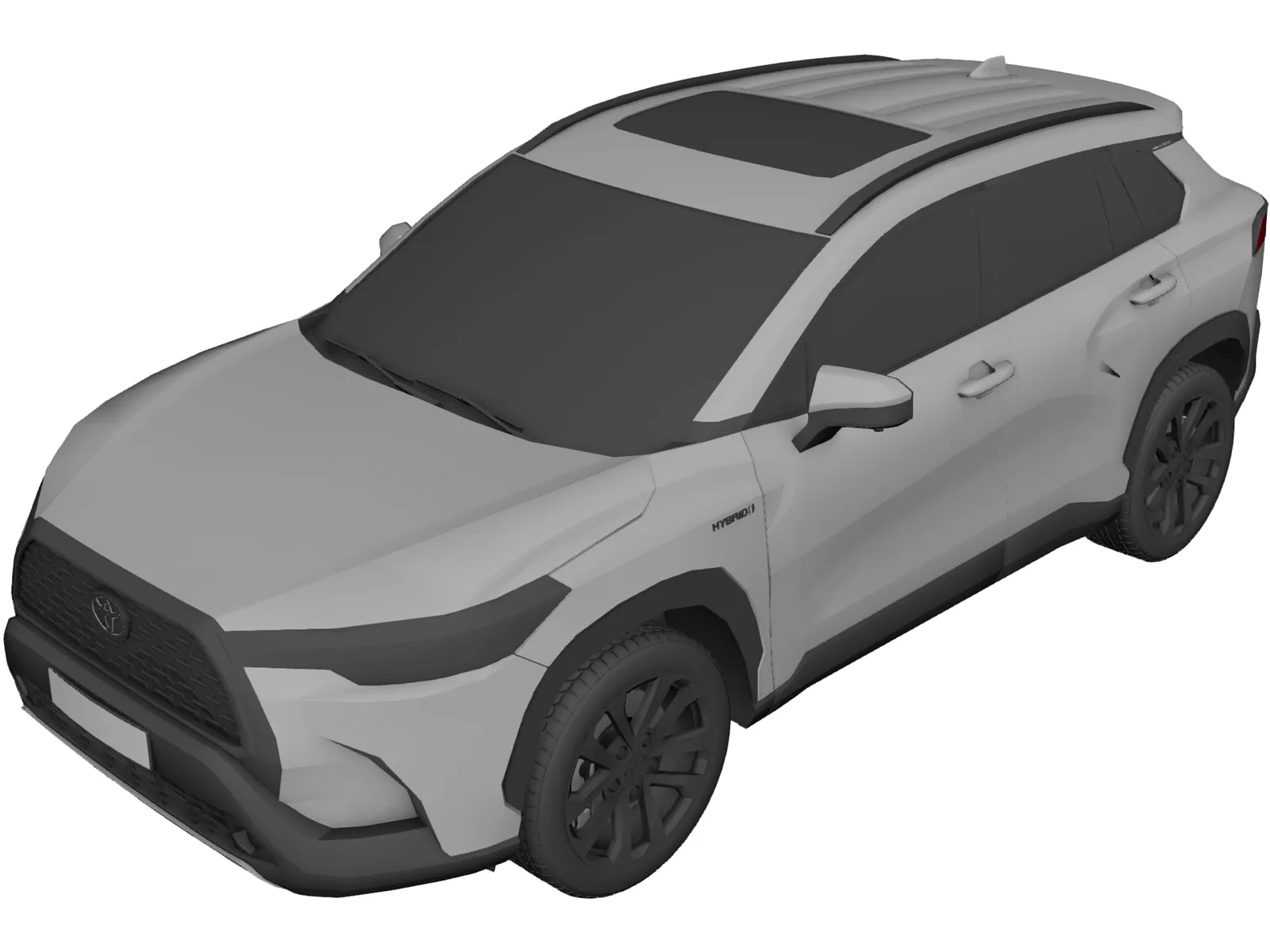 Toyota Corolla Cross 3D Model