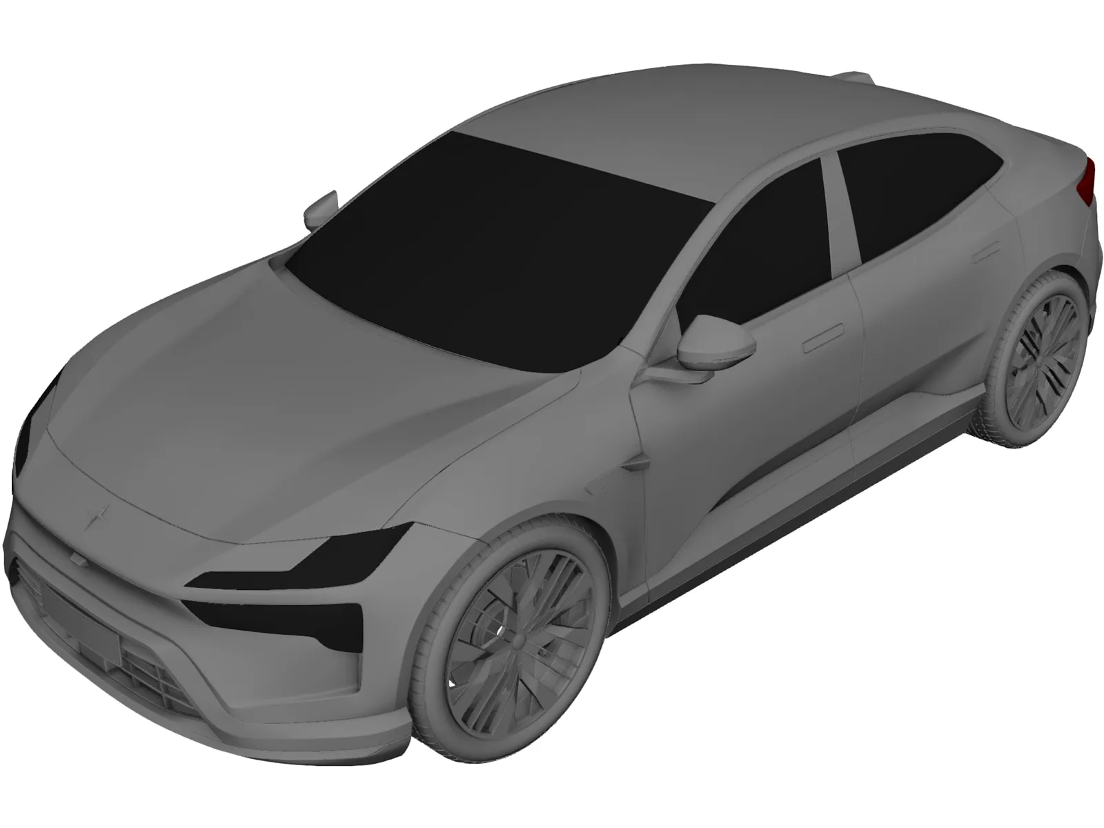 Polestar 4 (2024) 3D Model