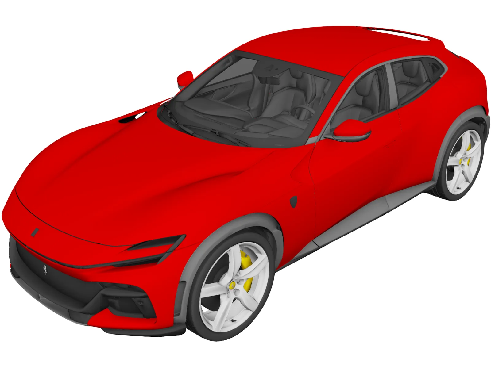 Ferrari Purosangue (2022) 3D Model