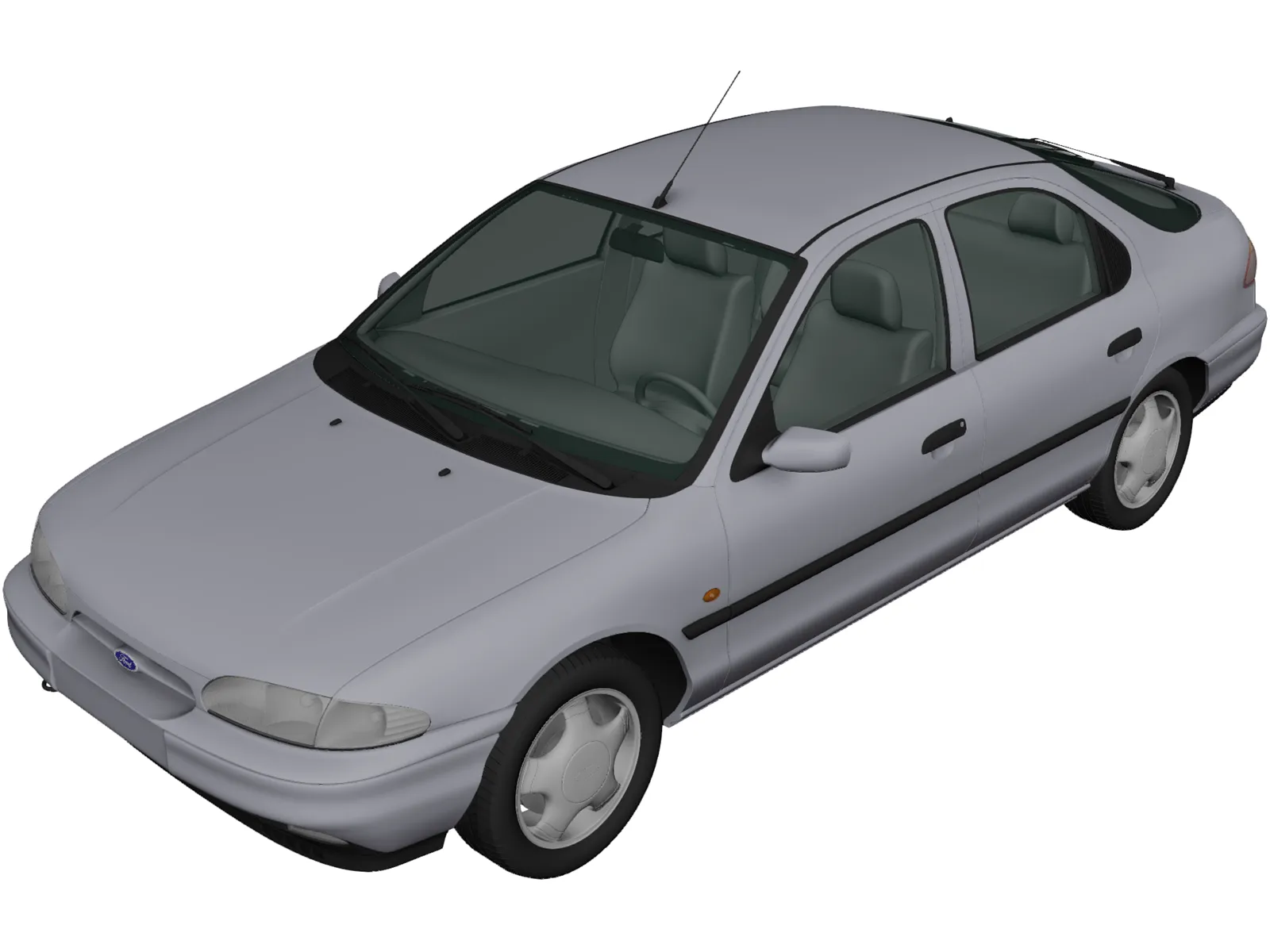 Ford Mondeo Hatchback (1993) 3D Model