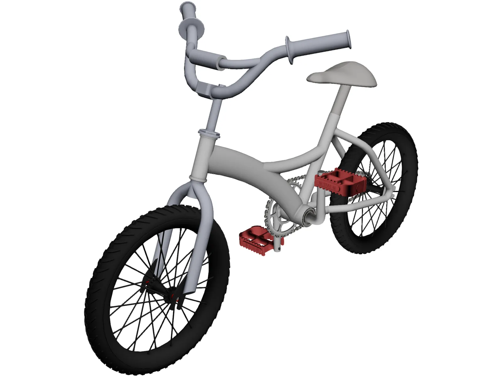 BMX Bike 3D Model