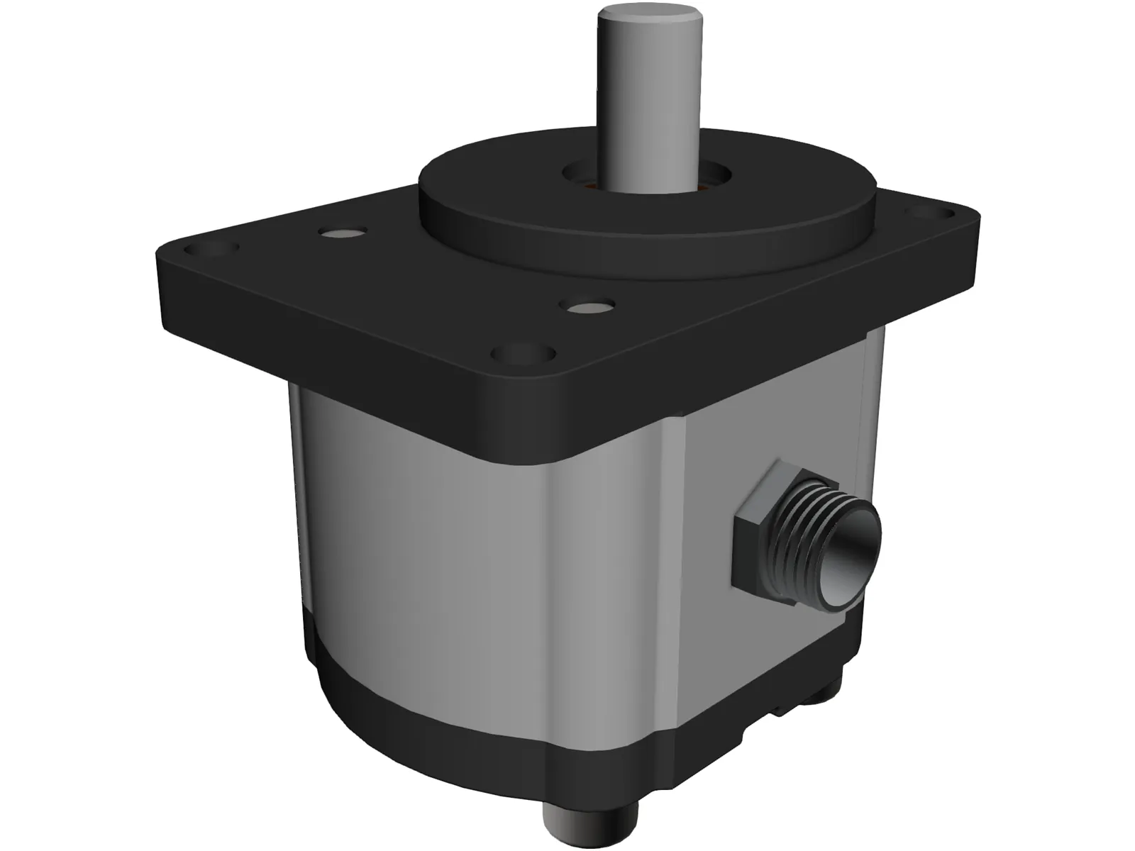 Hydraulic Gear Pump 3D Model