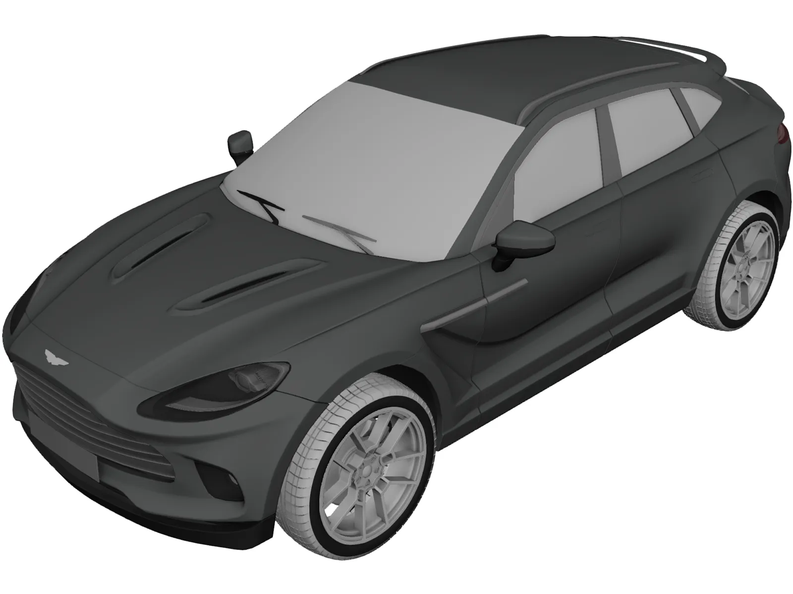 Aston Martin DBX (2020) 3D Model