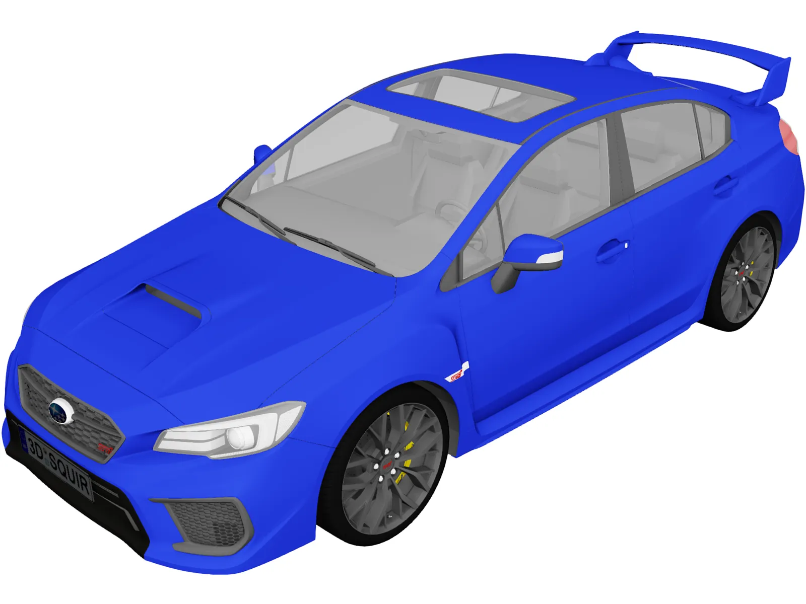 Subaru WRX STI [S209] (2019) 3D Model