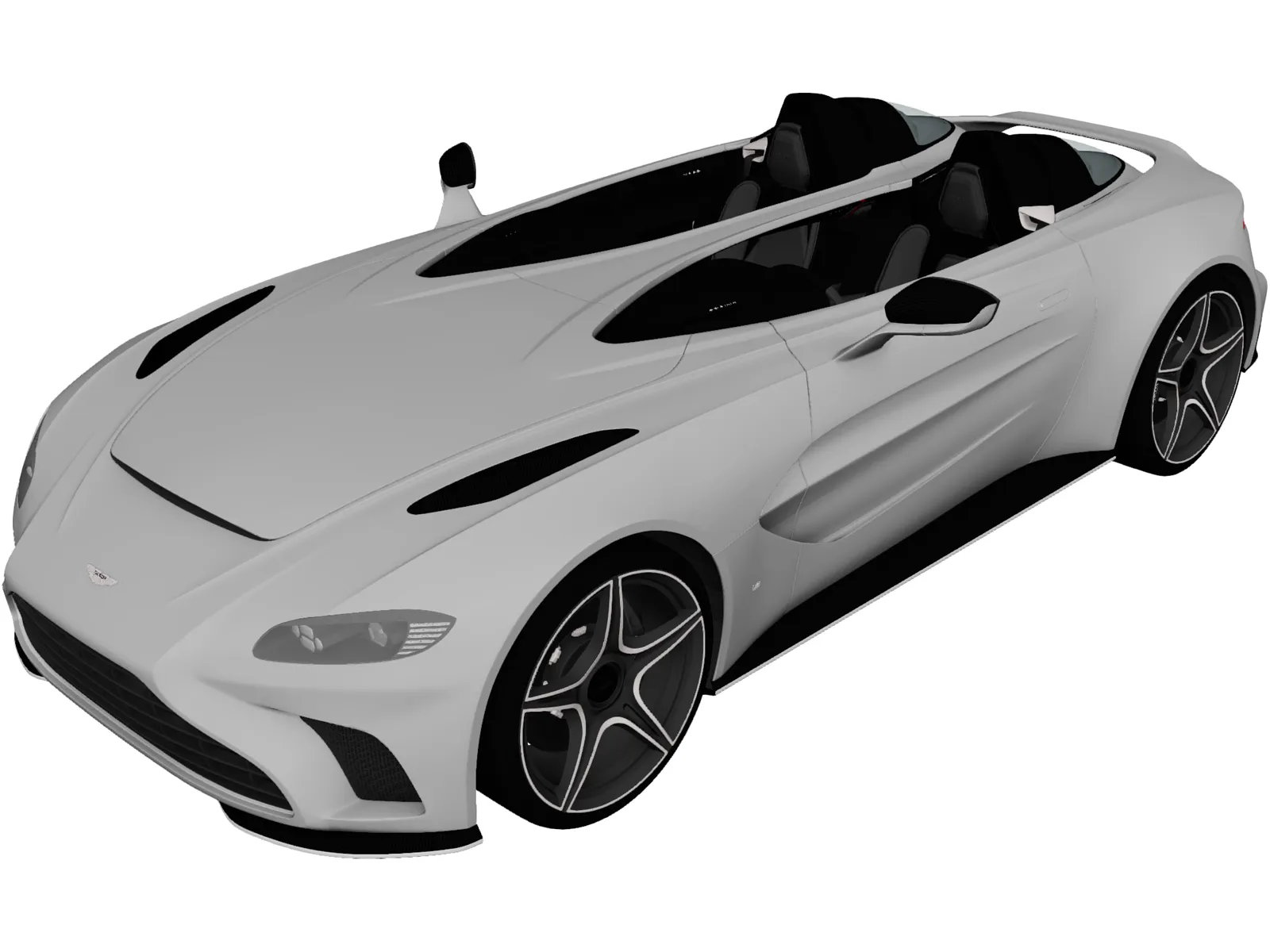 Aston Martin V12 Speedster (2021) 3D Model