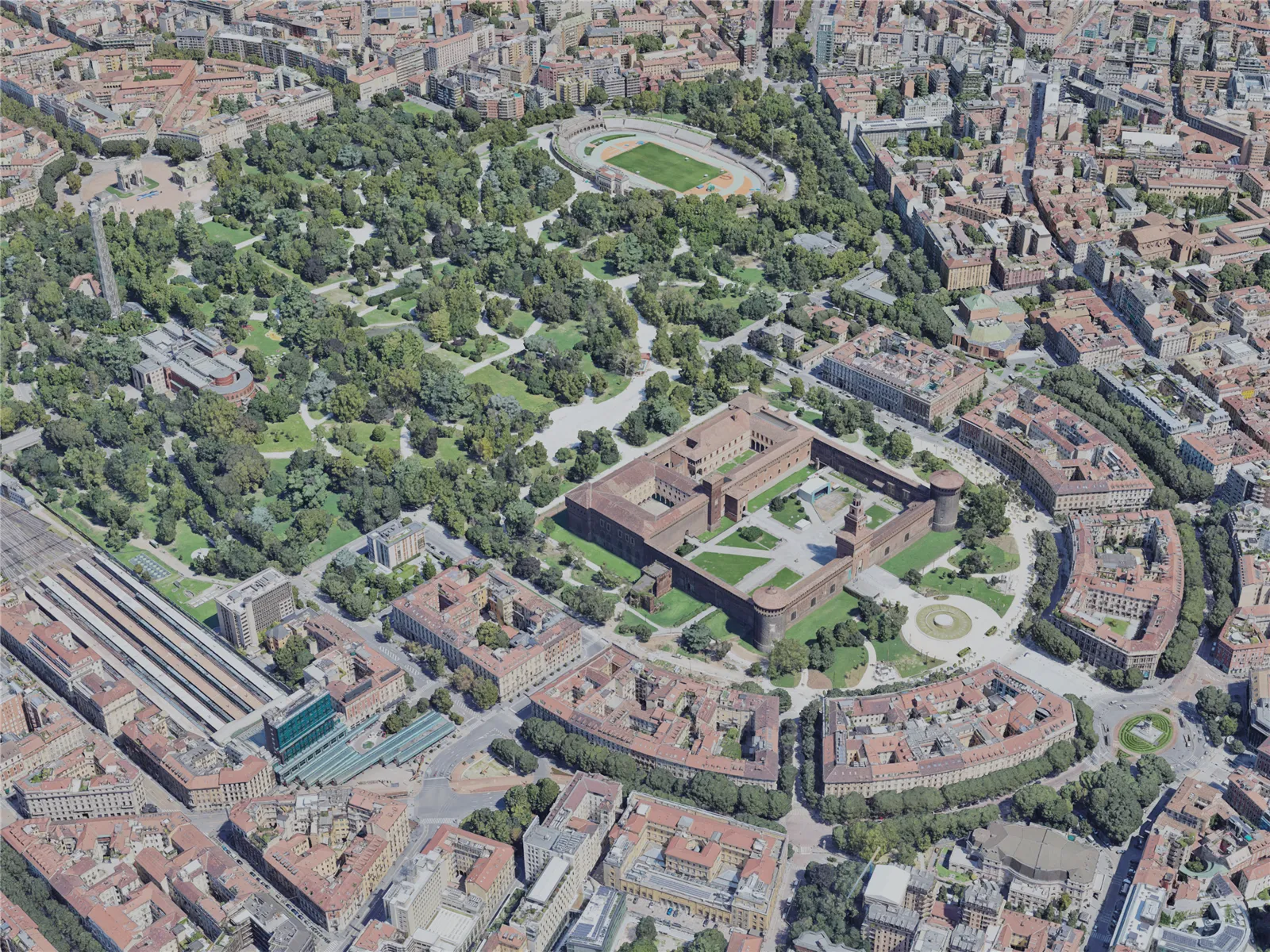 Milan City, Italy (2023) 3D Model