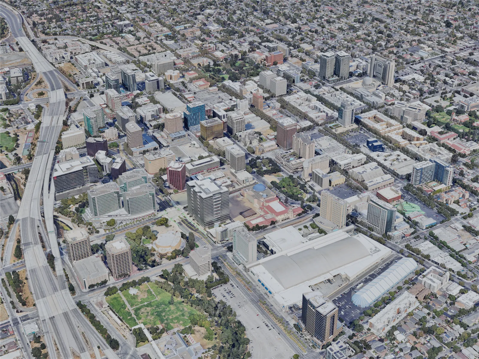 San Jose City, USA (2023) 3D Model