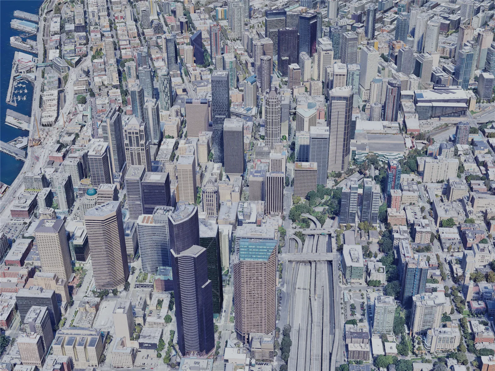 Seattle City, USA (2022) 3D Model