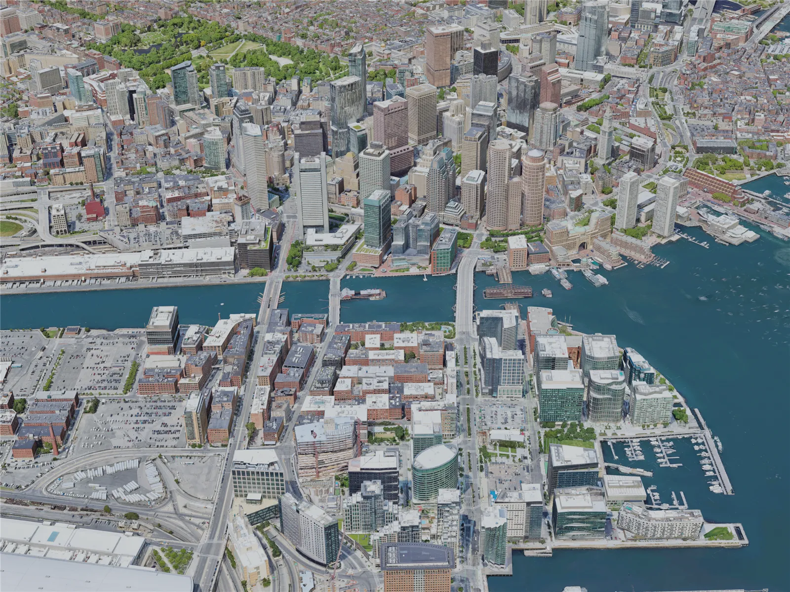 Boston City, USA (2023) 3D Model