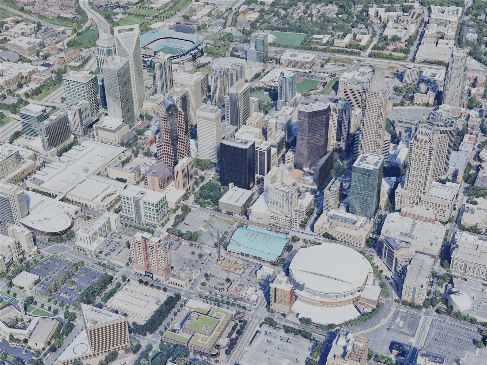 Charlotte City, USA (2023) 3D Model