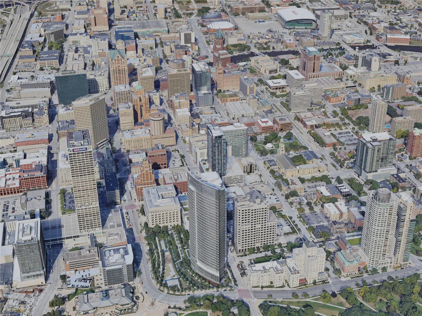 Milwaukee City, USA (2022) 3D Model