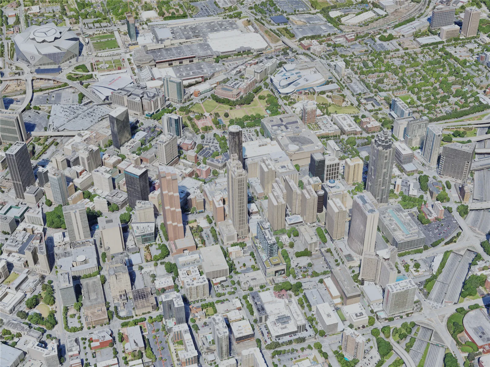 Atlanta City, USA (2023) 3D Model