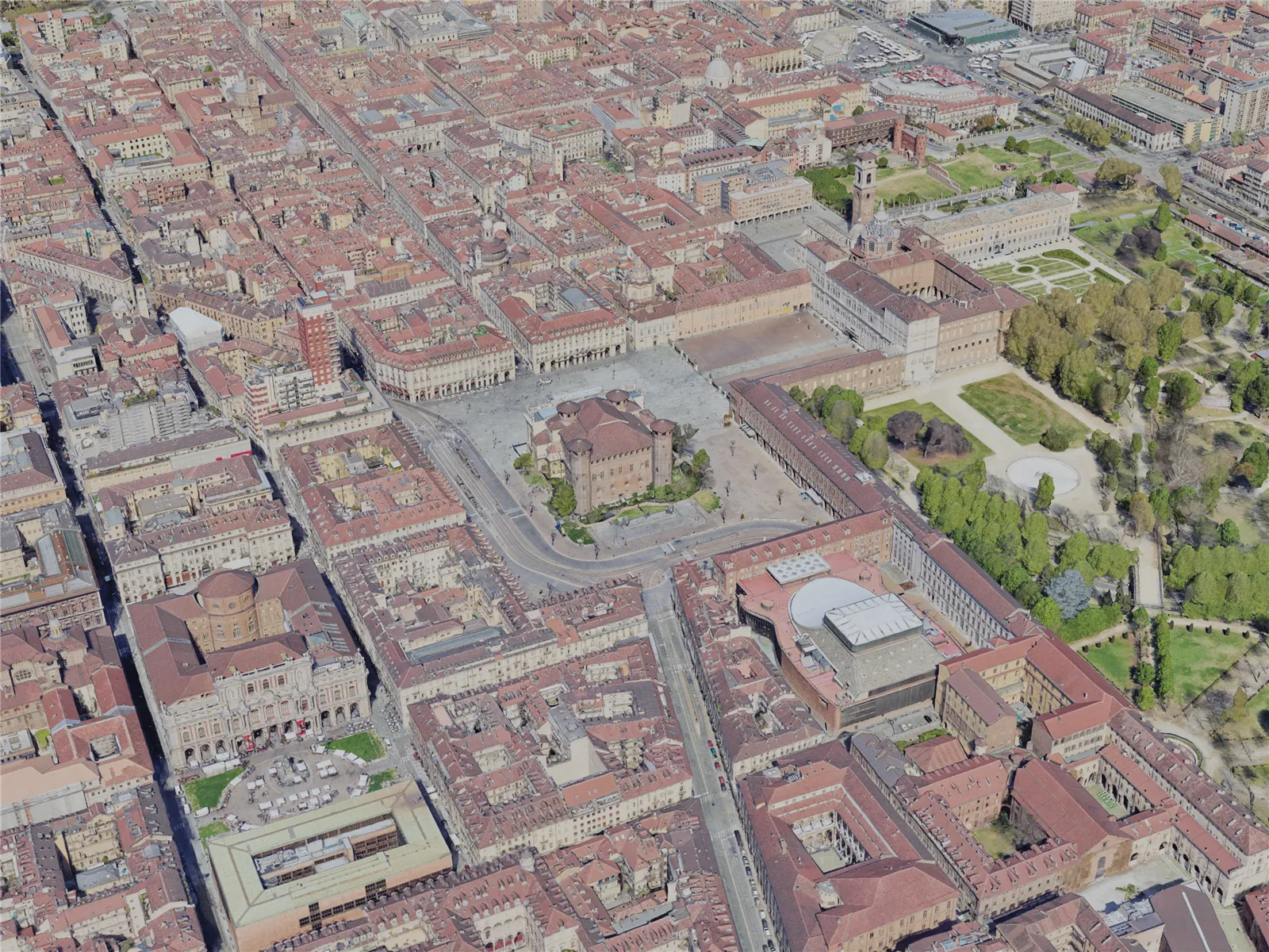 Turin City, Italy (2023) 3D Model