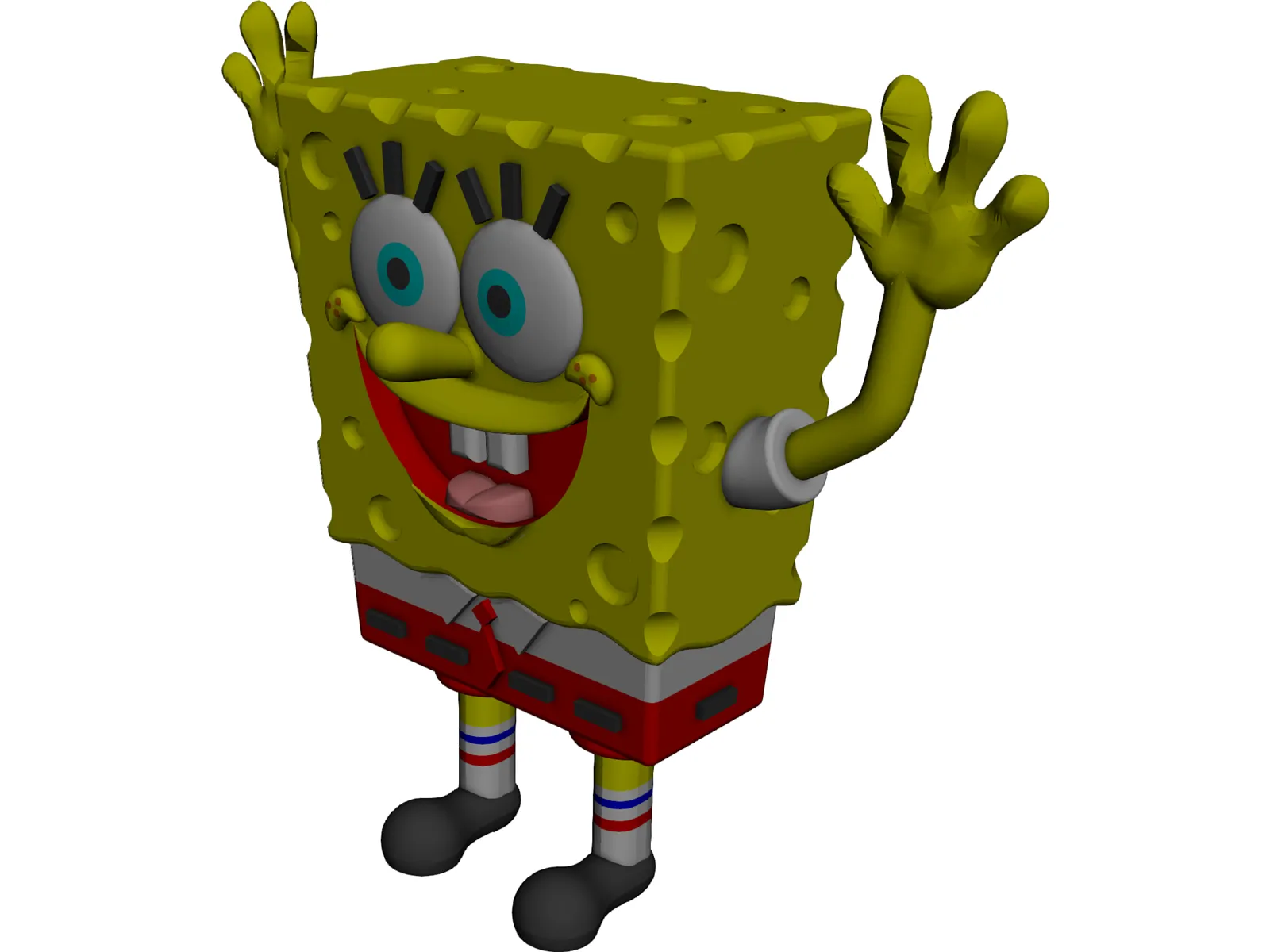 Sponge Bob Square Pants 3D Model