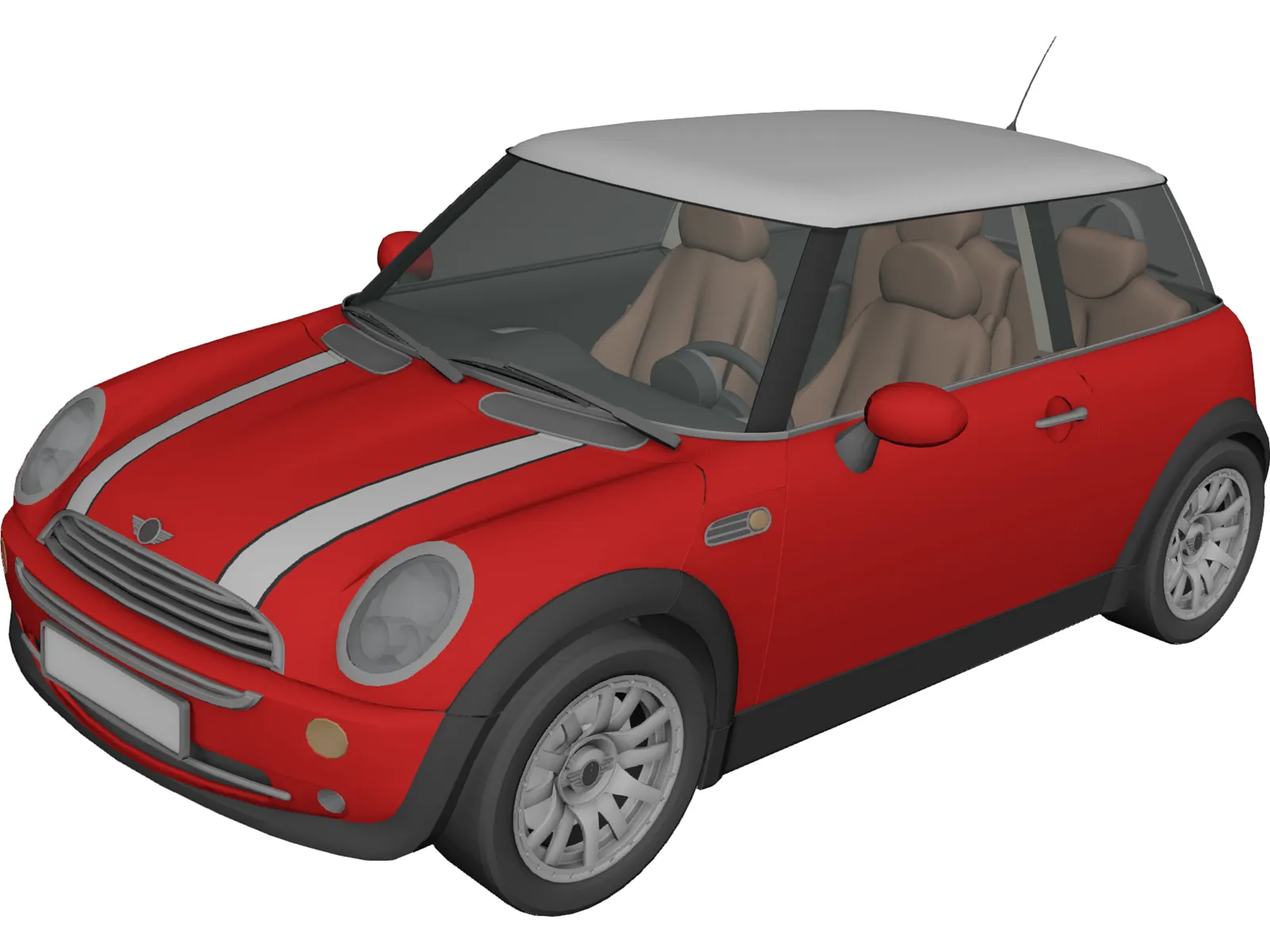 Mini Cooper 3D Model