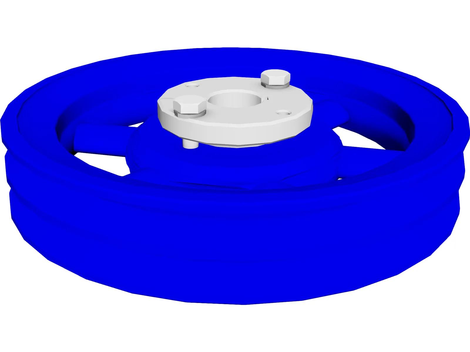 Pulley of 7.2 Inches Diameter 3D Model