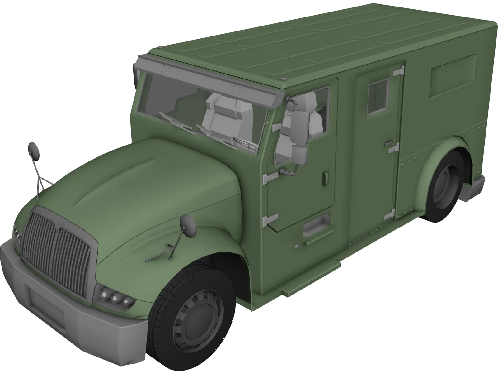 Armored Truck 3D Model