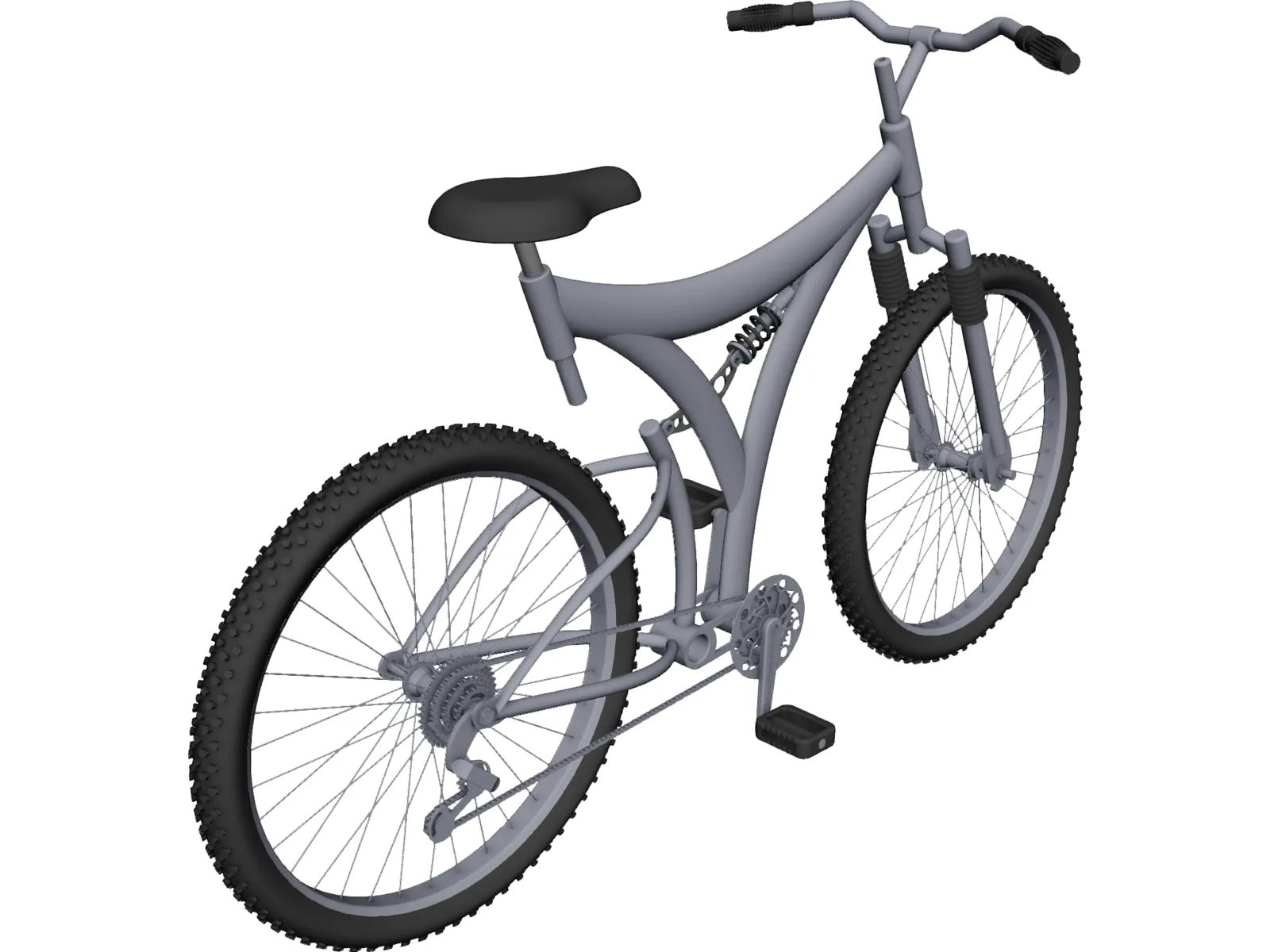 Bike Mountain 3D Model