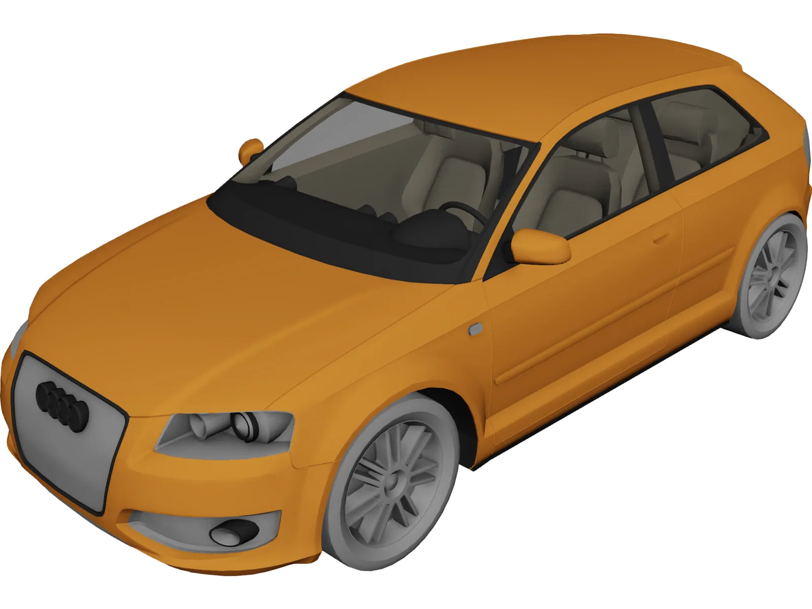 Audi S3 3D Model