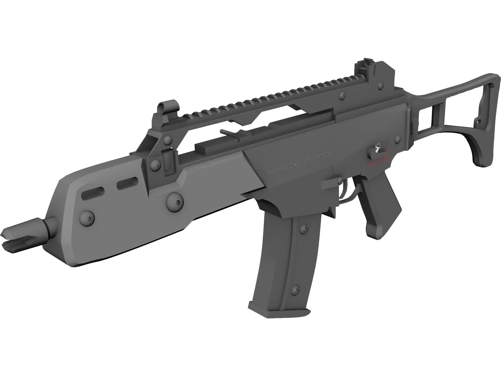 Heckler&Koch G36C 3D Model