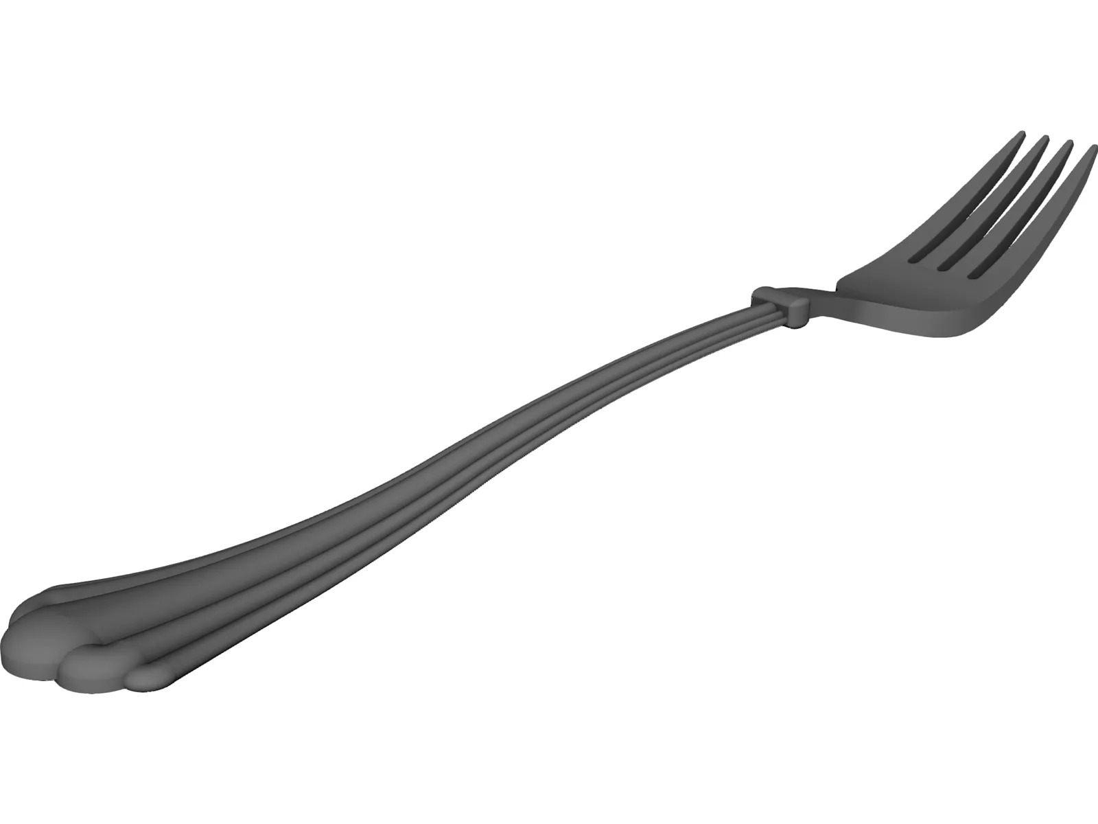 Fork 3D Model