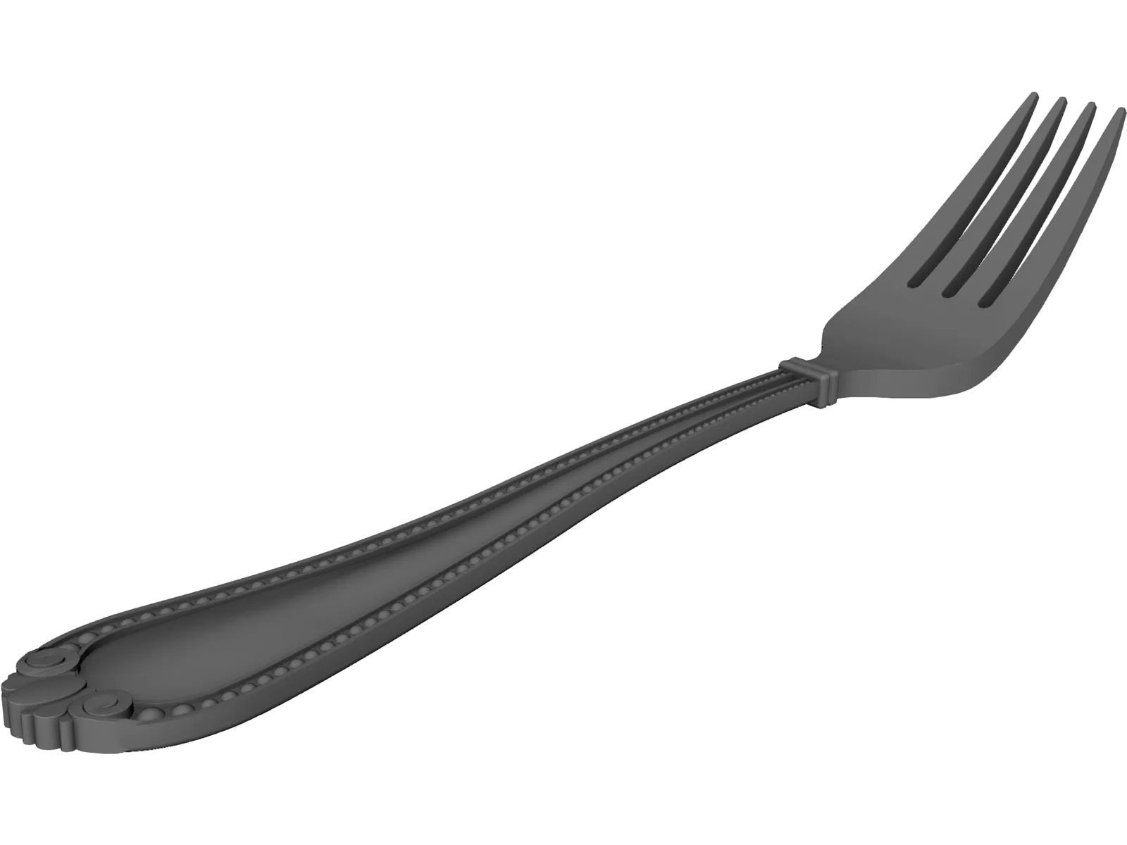 Fork 3D Model