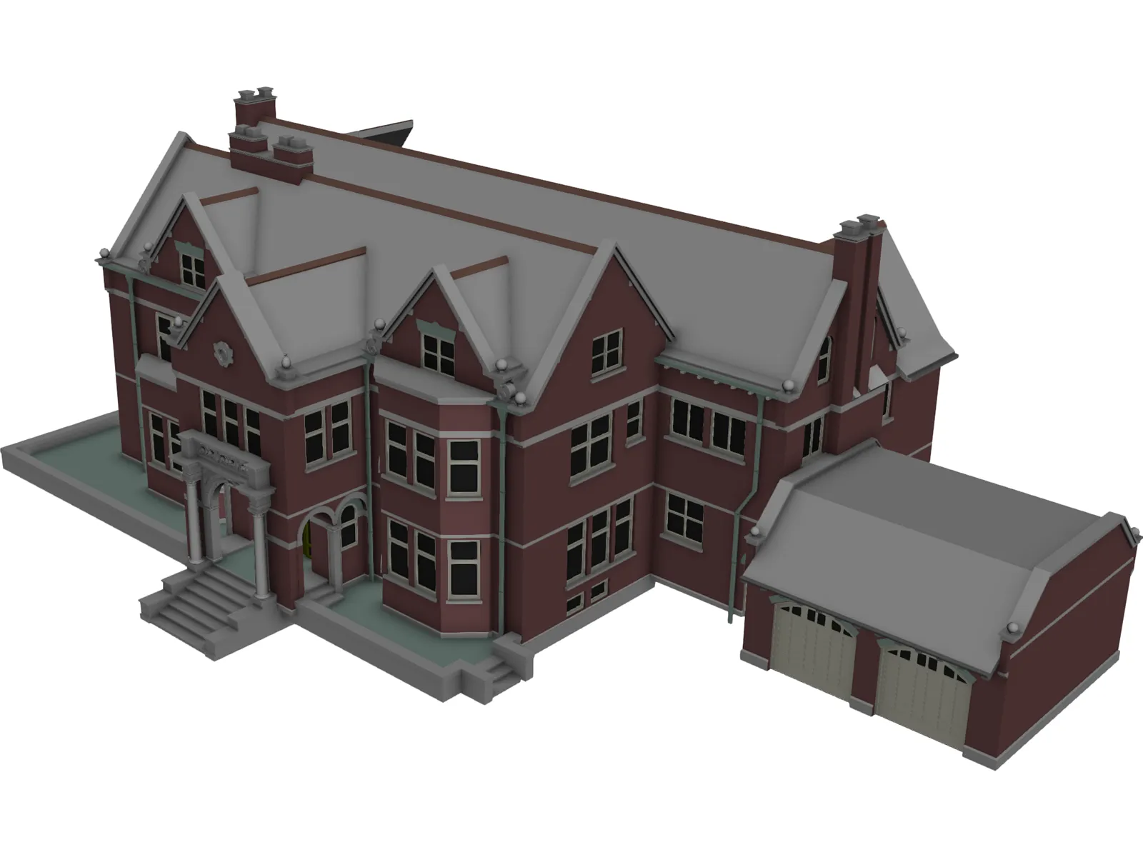 Victorian House 3D Model