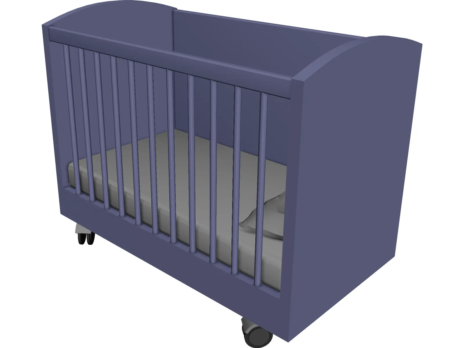 Baby cribe 3D Model