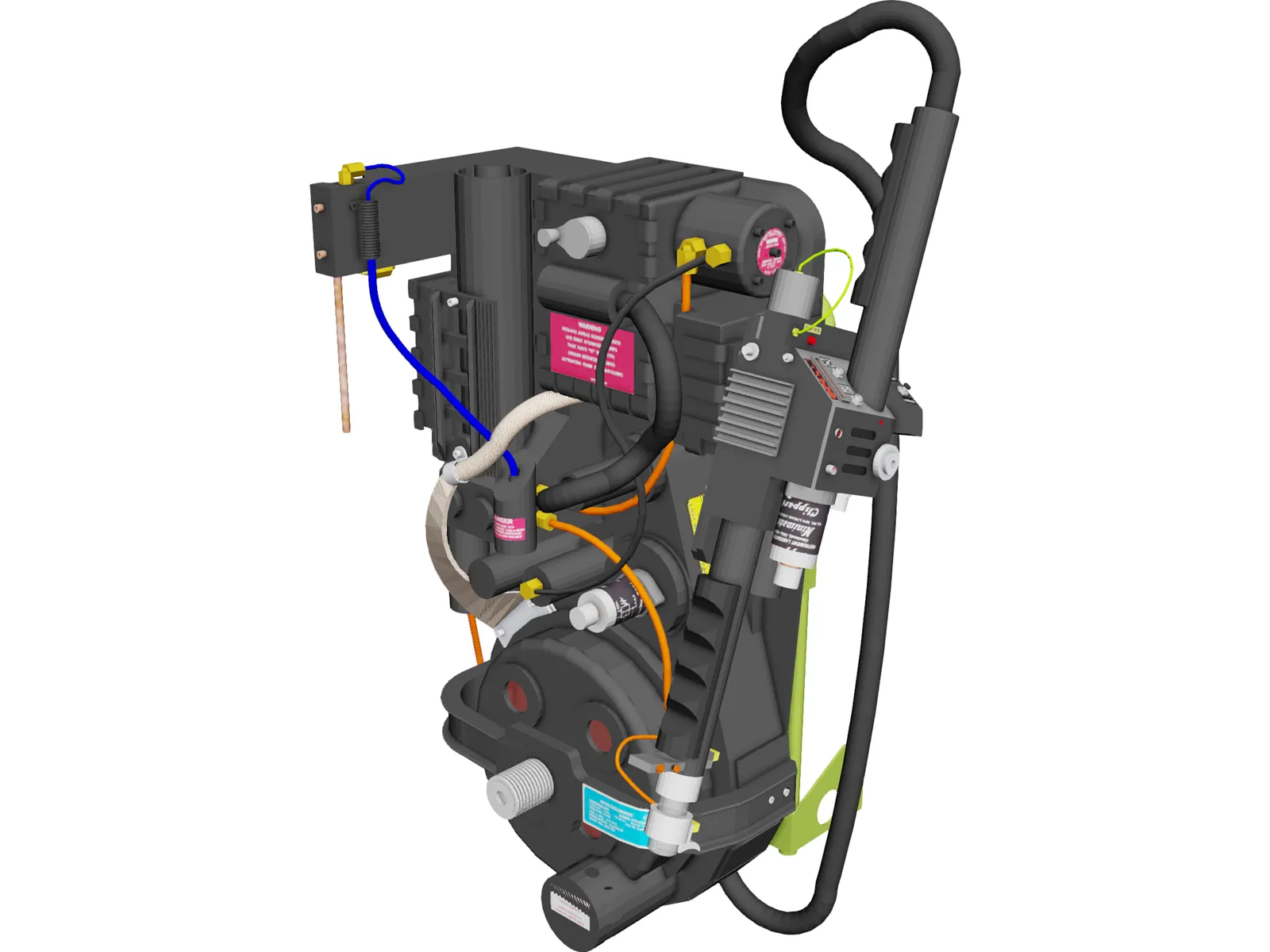 Ghost busters proton pack 3D Model