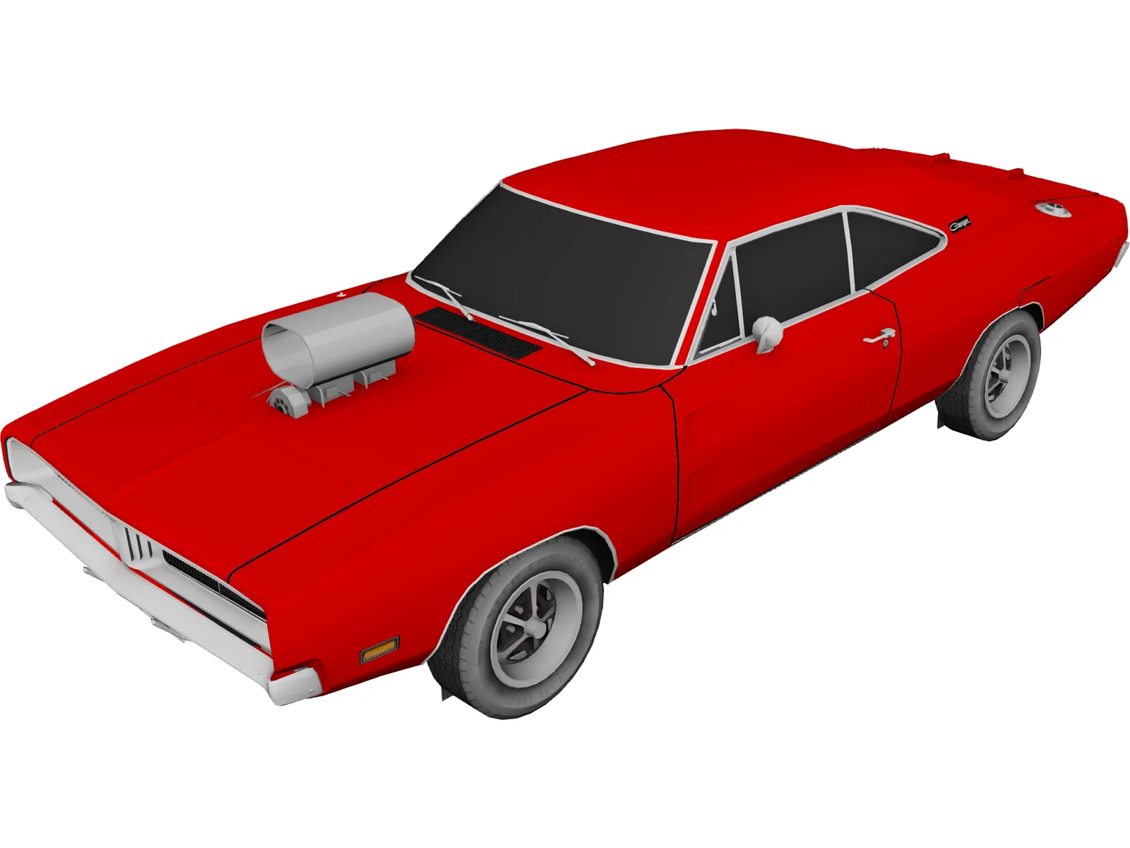 Dodge Charger RT 3D Model