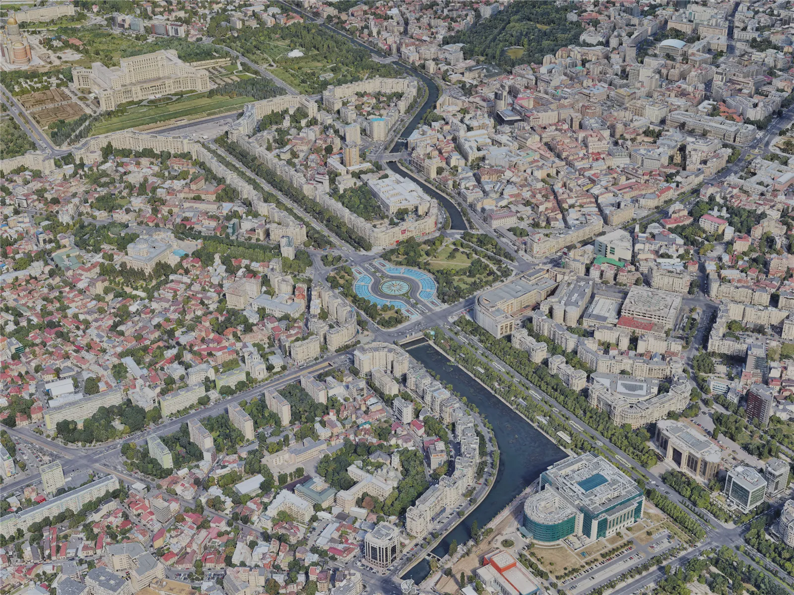 Bucharest City, Romania (2022) 3D Model