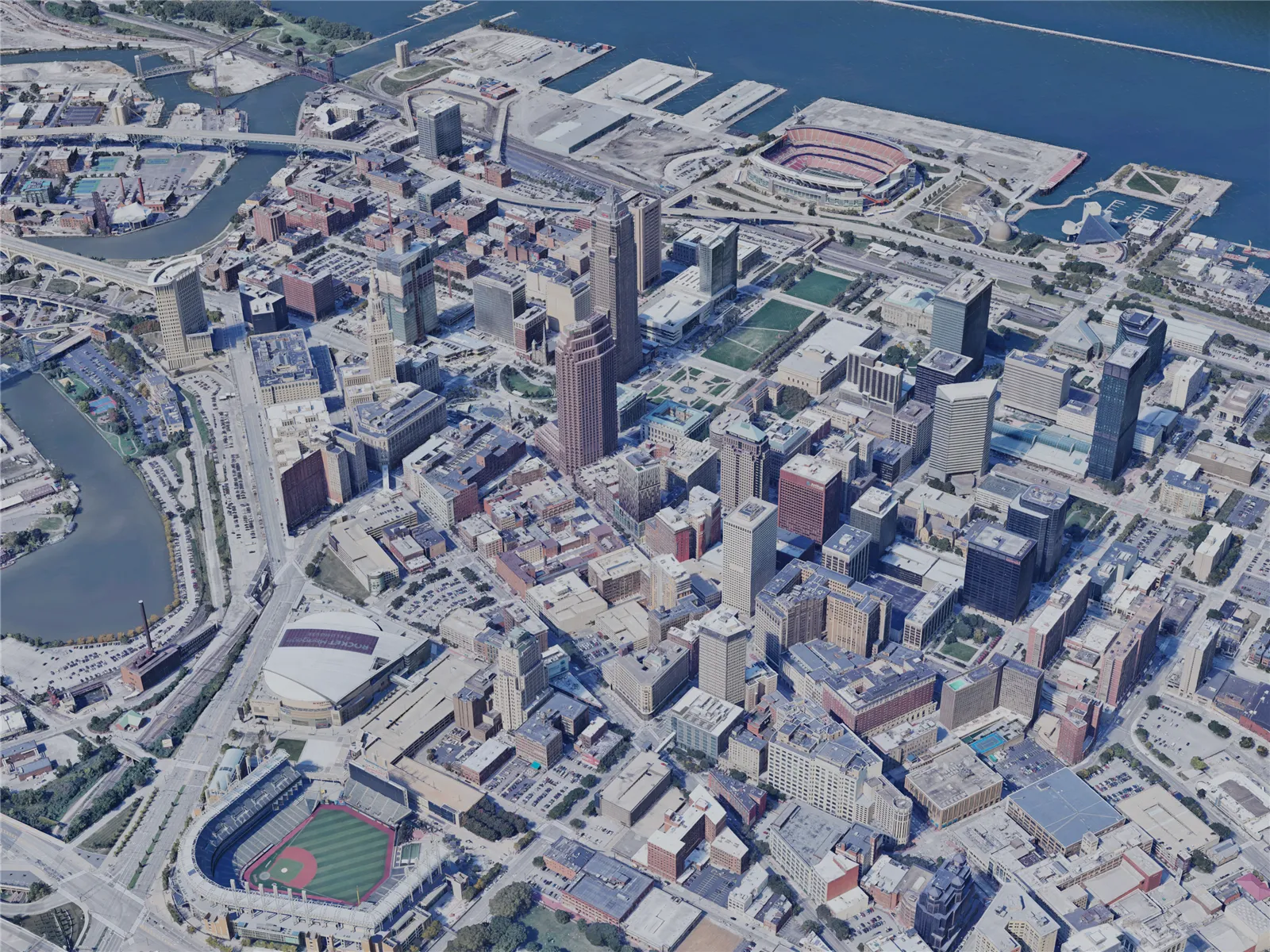 Cleveland City, USA (2023) 3D Model