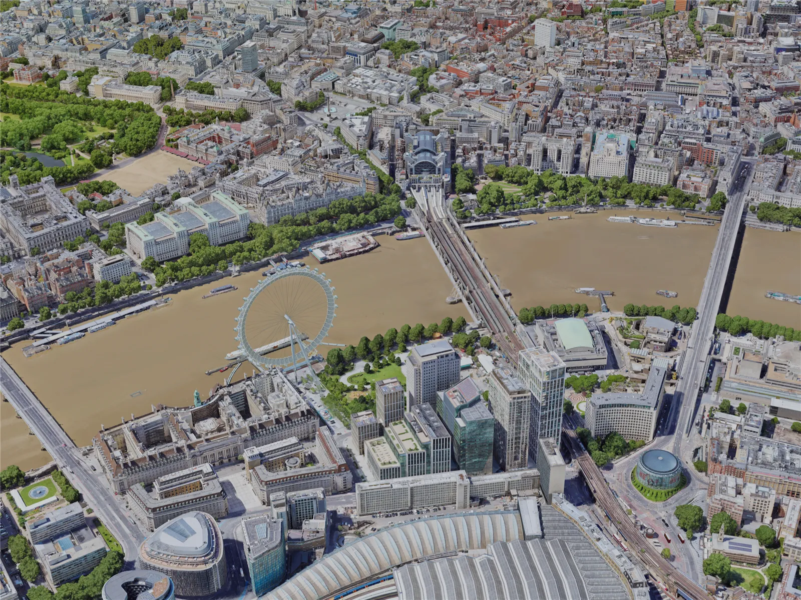 London City, UK (2022) 3D Model