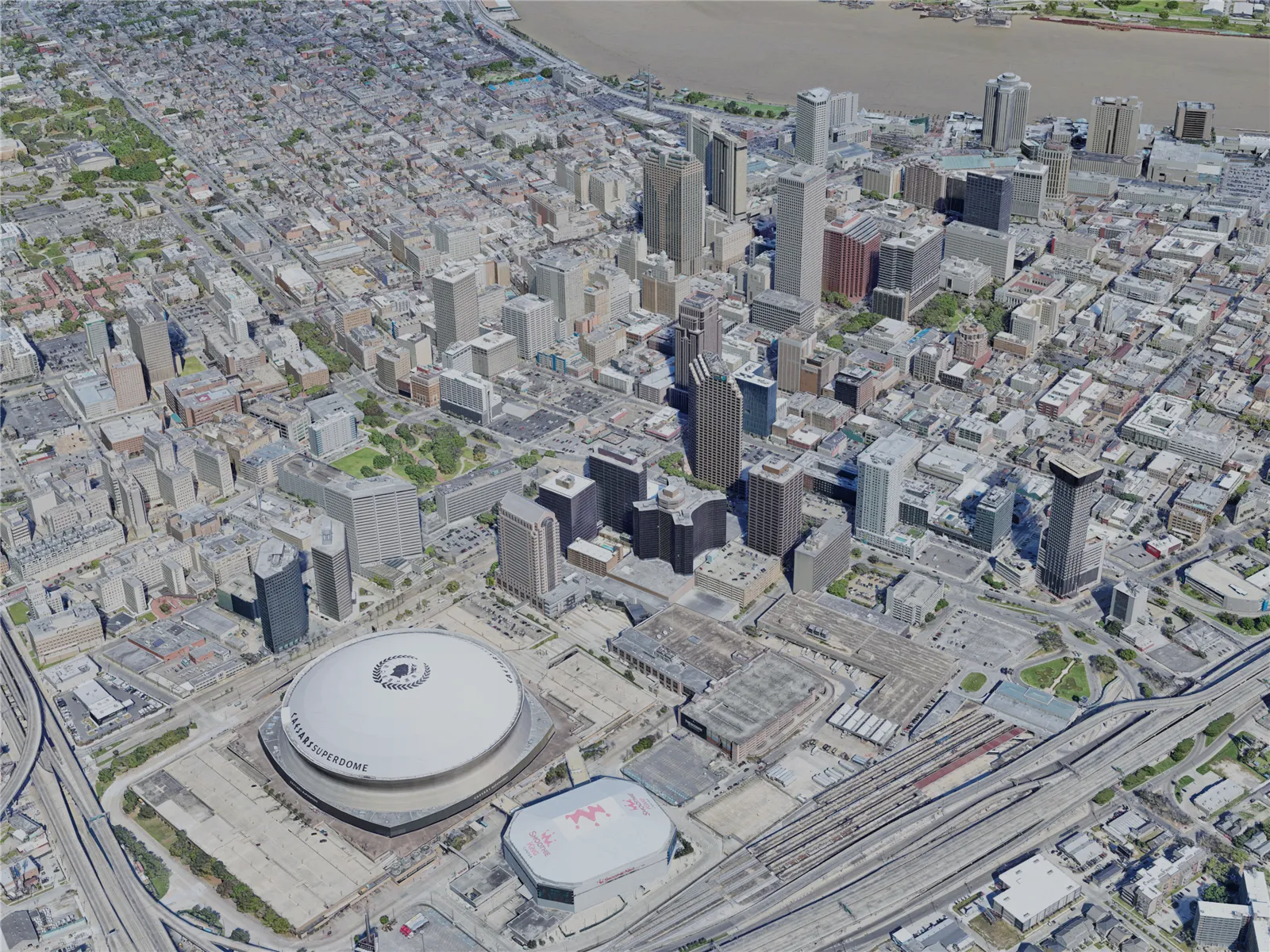 New Orleans City, USA (2023) 3D Model