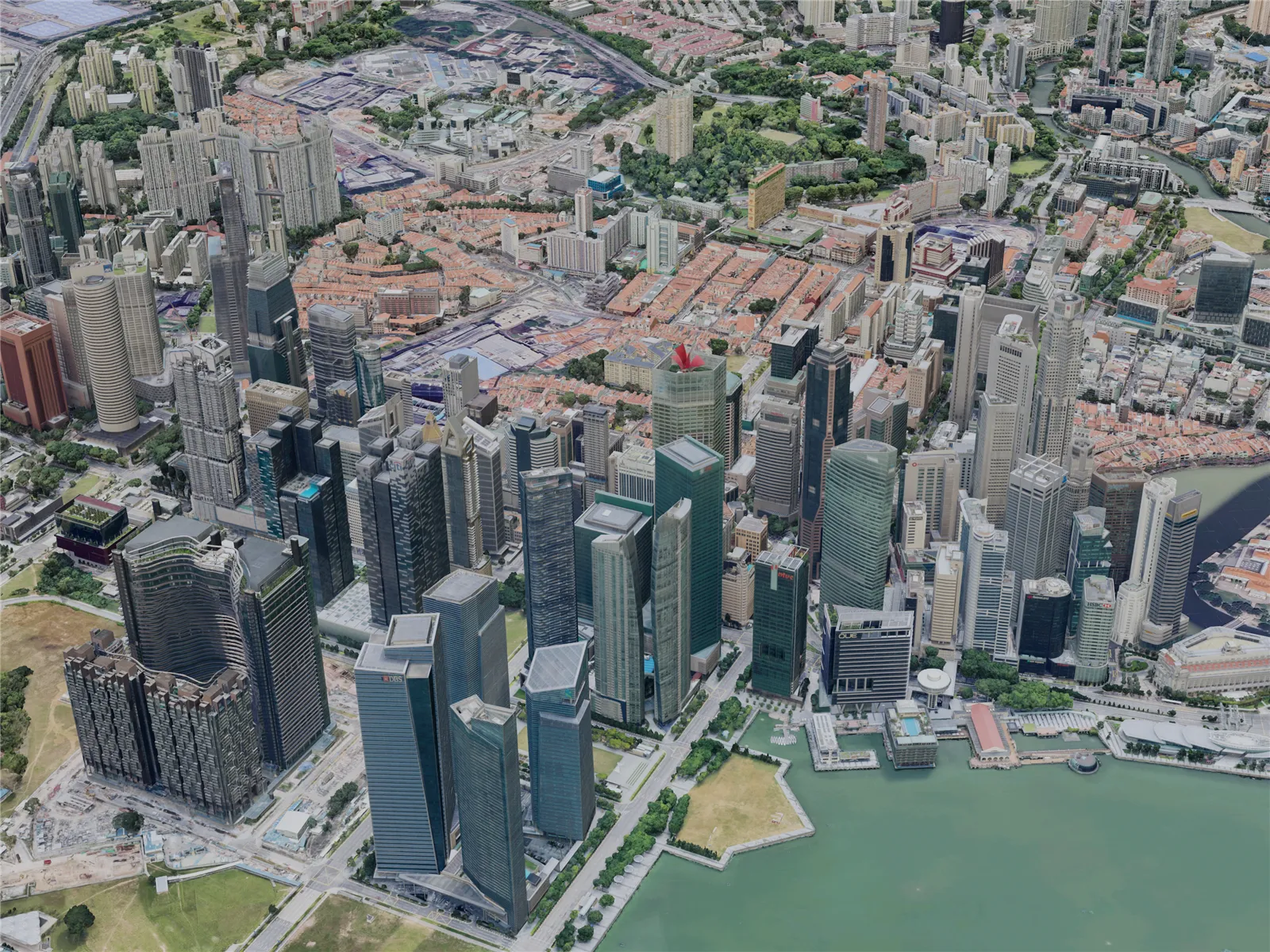 Singapore City, Singapore (2023) 3D Model