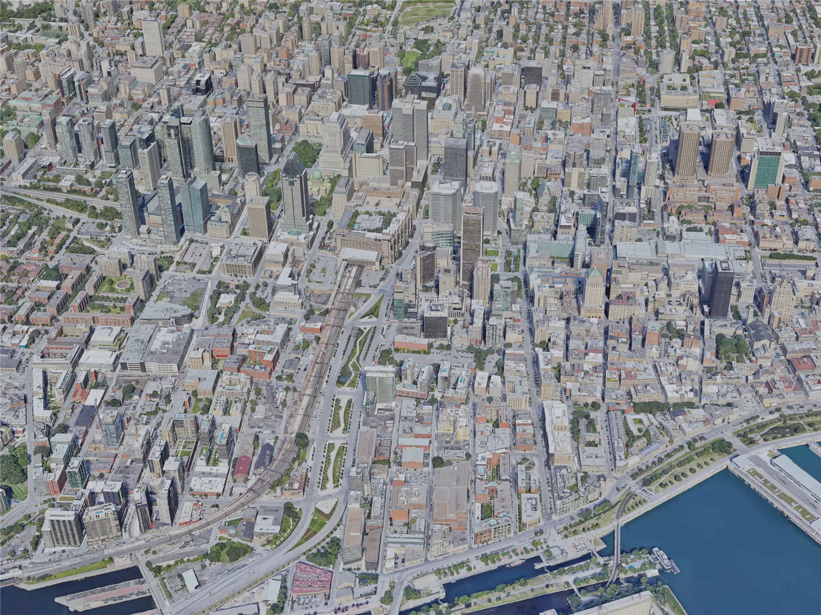 Montreal City, Canada (2022) 3D Model