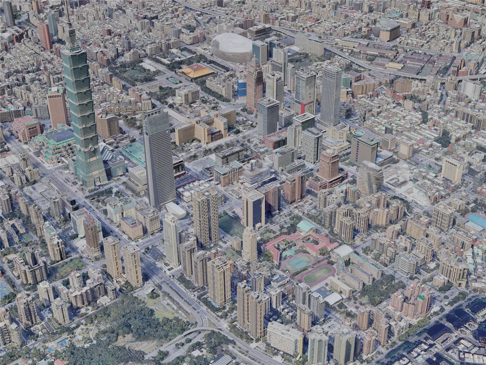 Taipei City, Taiwan (2023) 3D Model