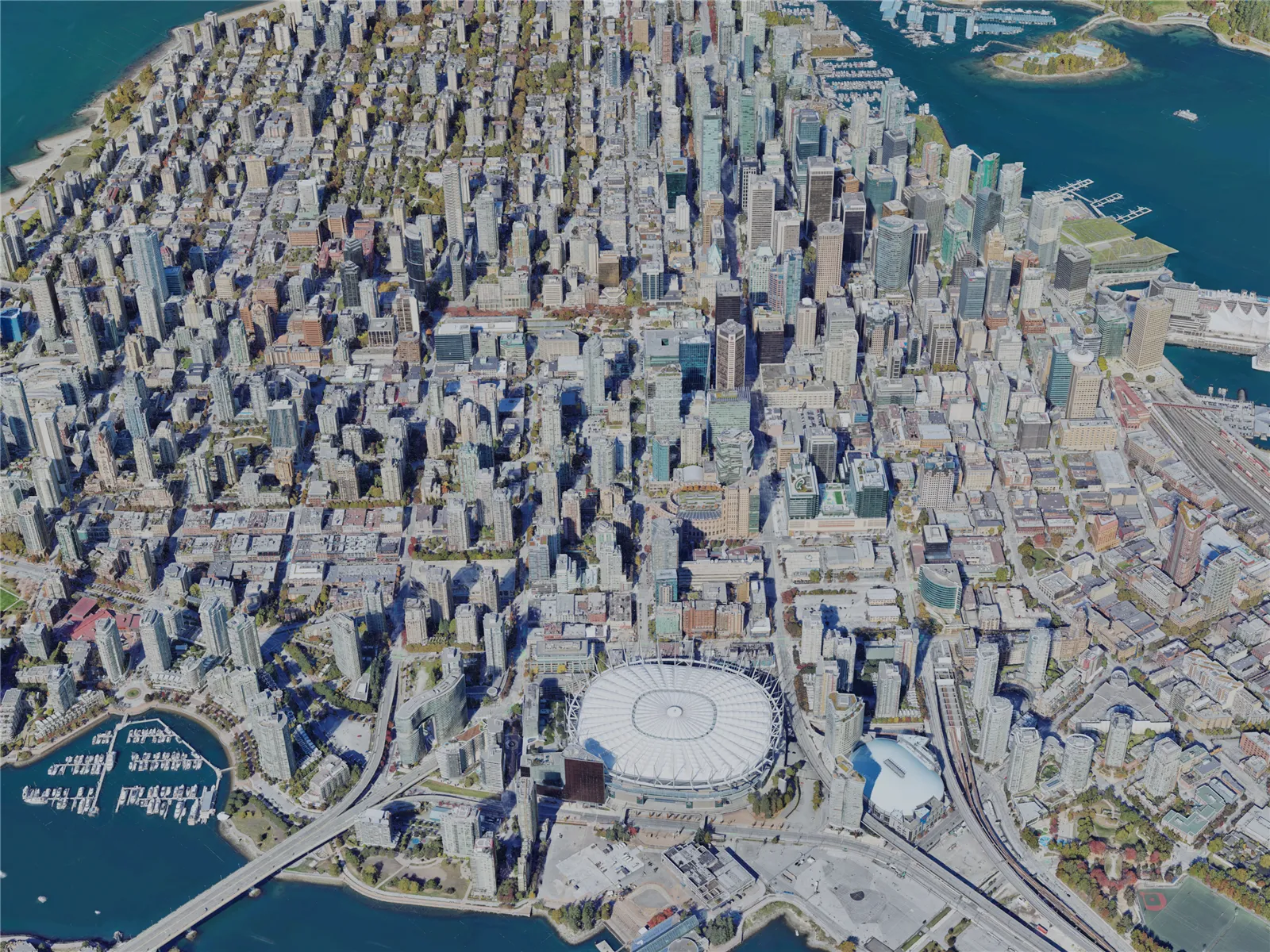 Vancouver City, Canada (2023) 3D Model