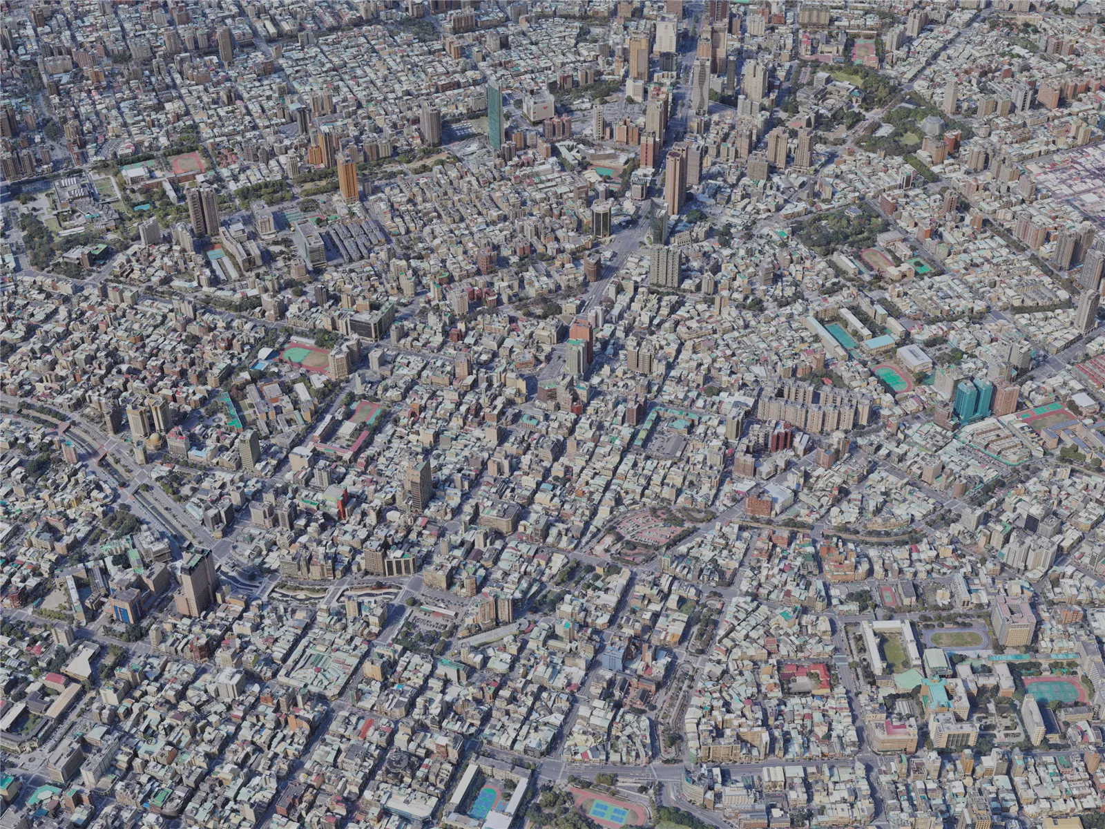 Taichung City, Taiwan (2023) 3D Model