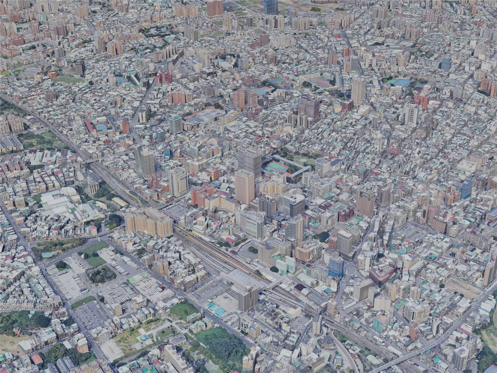 Taoyuan City, Taiwan (2023) 3D Model