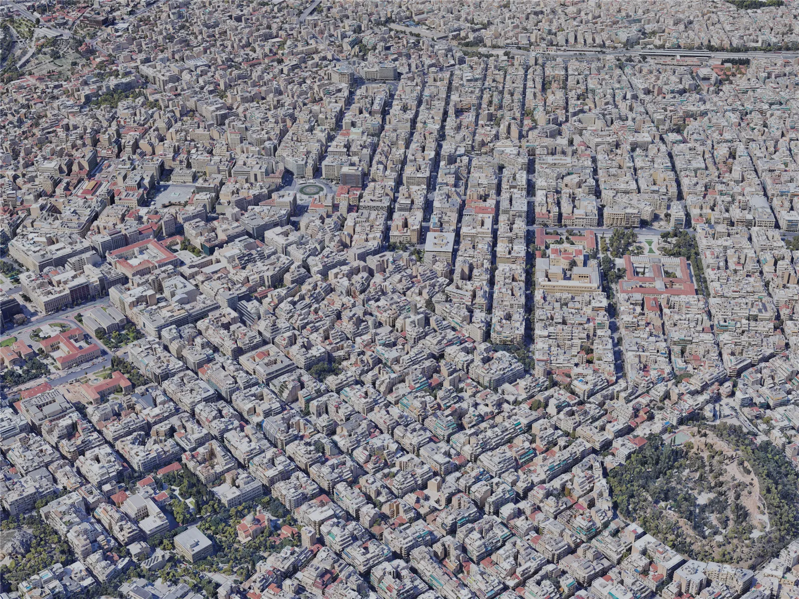 Athens City, Greece (2023) 3D Model