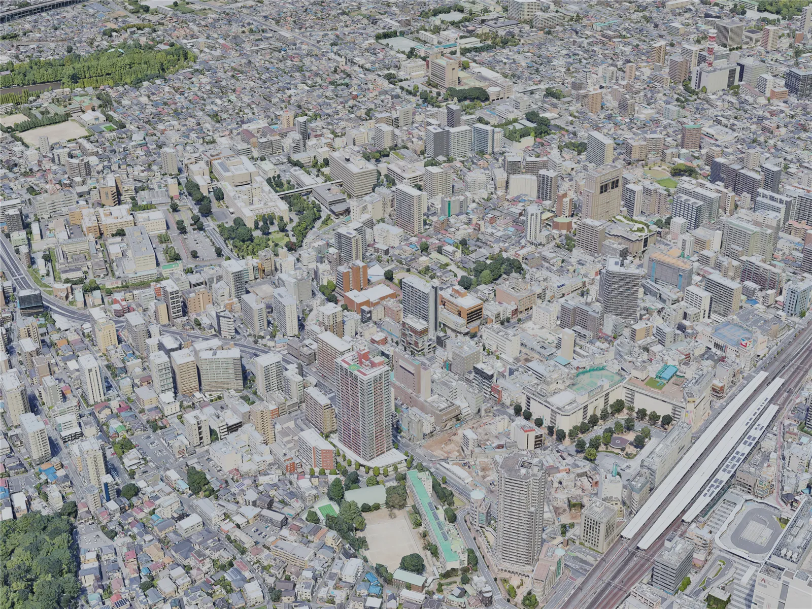 Saitama City, Japan (2022) 3D Model