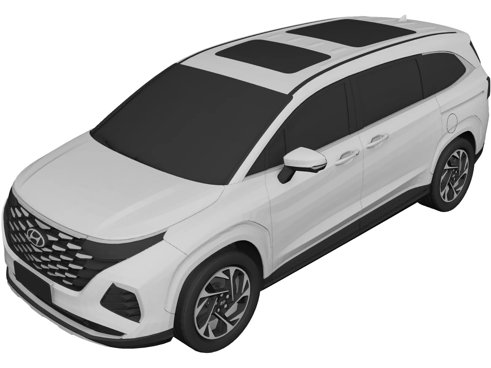 Hyundai Custo (2021) 3D Model