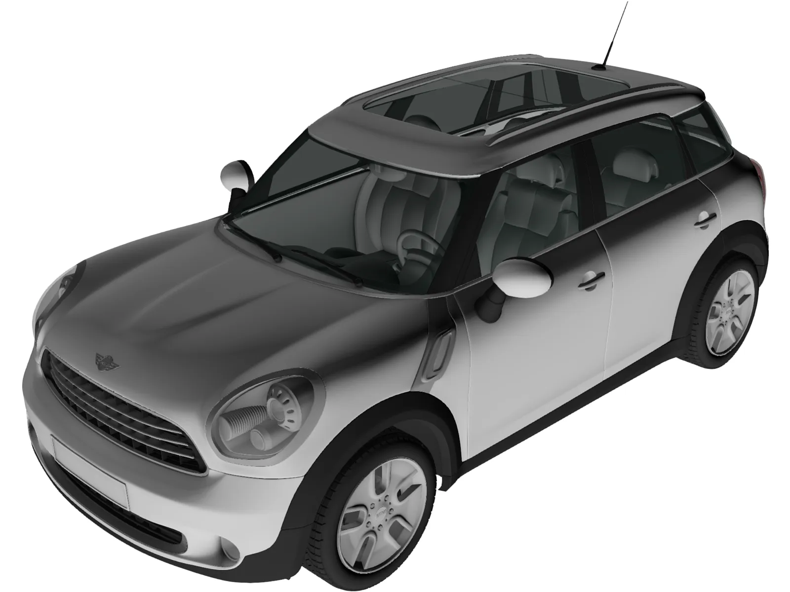 Mini Countryman (2011) 3D Model