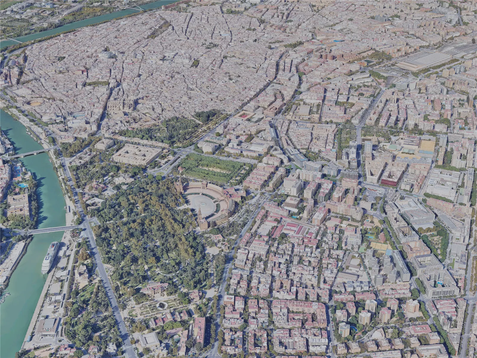 Seville City, Spain (2022) 3D Model