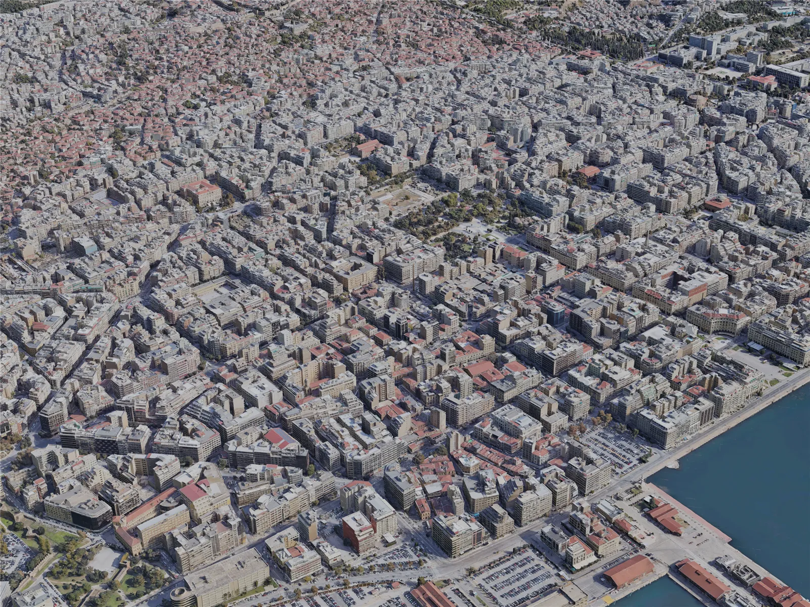 Thessaloniki City, Greece (2022) 3D Model