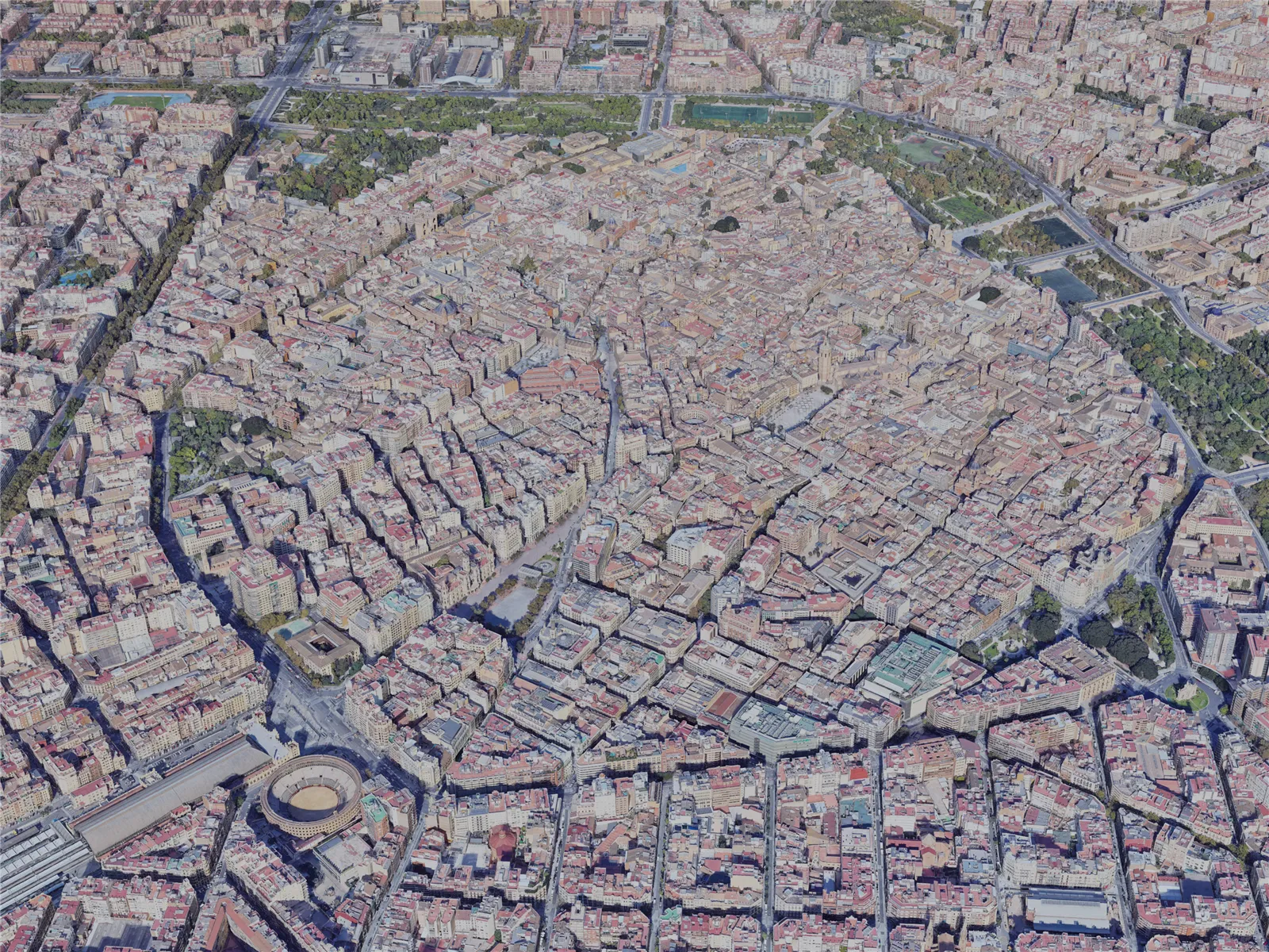 Valencia City, Spain (2022) 3D Model