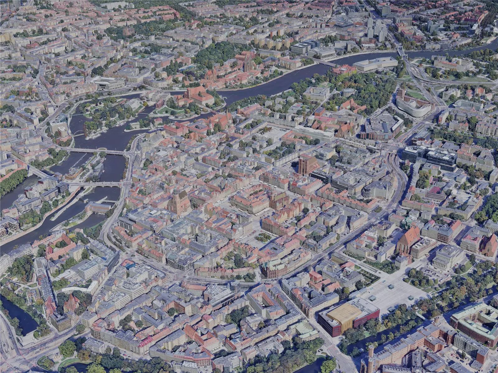 Wroclaw City, Poland (2023) 3D Model