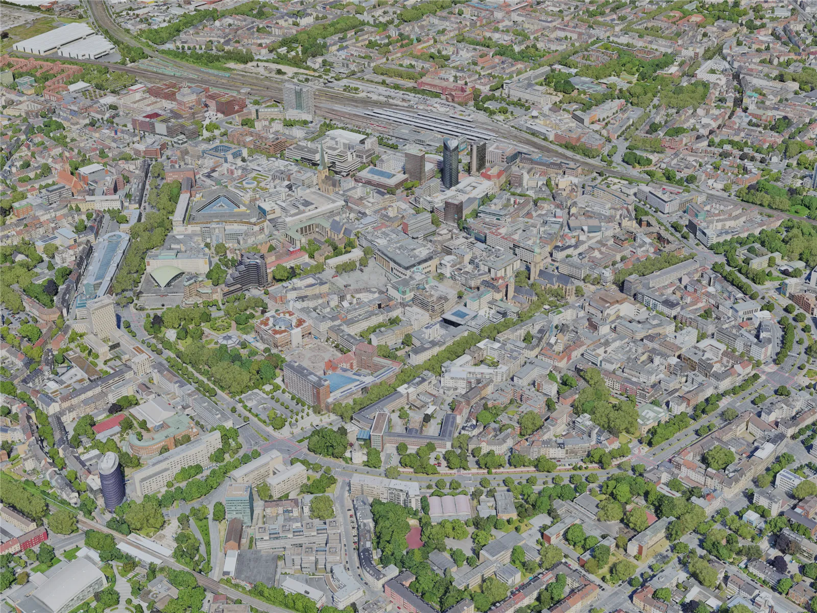 Dortmund City, Germany (2023) 3D Model