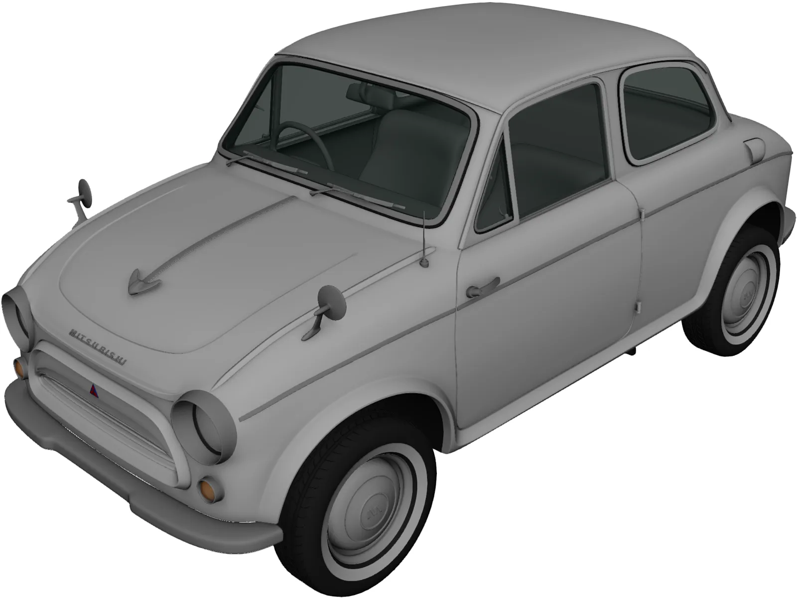 Mitsubishi Colt 500 (1960) 3D Model